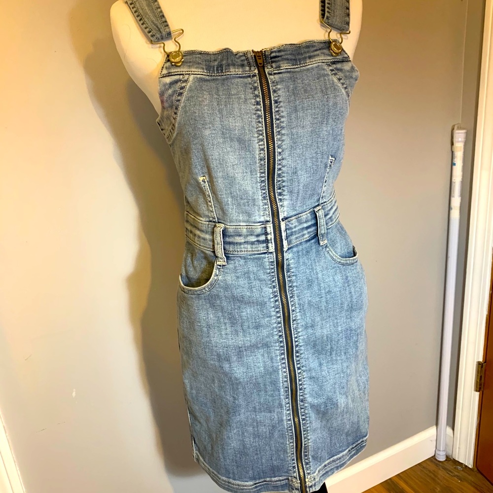 Denim Overall Dress